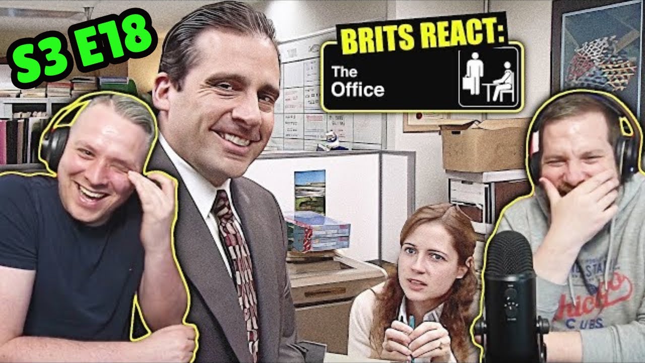 British Guys HILARIOUS The Office Reaction | Season 3 Episode 18 (Cocktails)