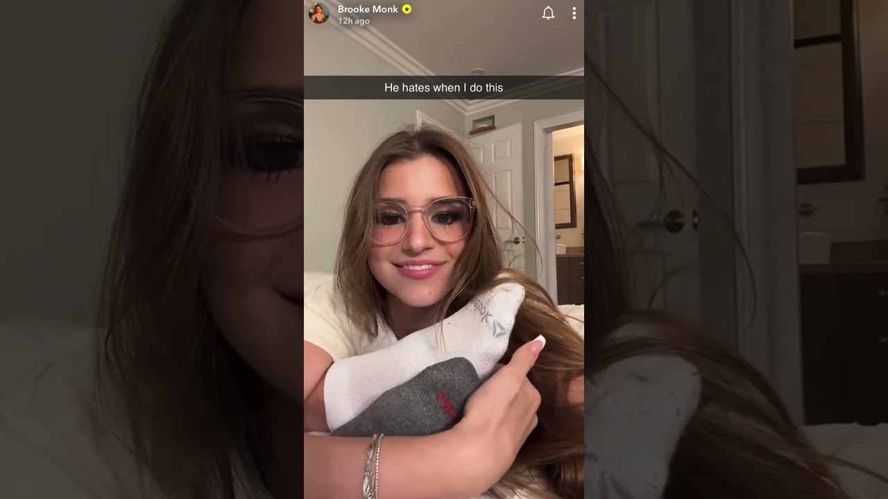 Brooke Monk tickling her boyfriends feet #cute #explore #tickle #viral #shorts #brookemonk