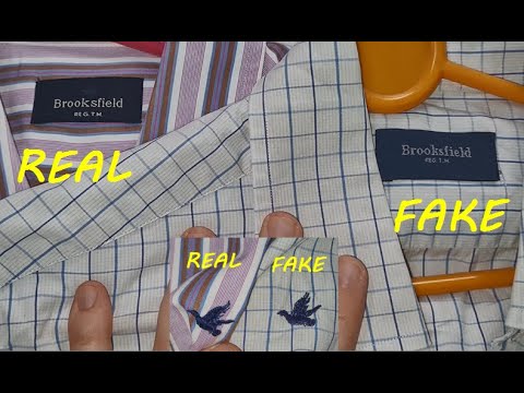 Brooksfield shirt real vs fake. How to spot fake Brooksfield shirts and polos