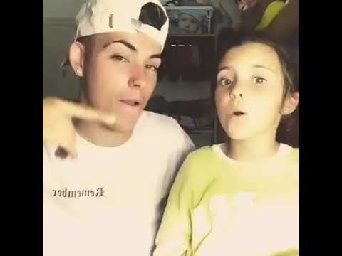 brother and sister kiss so cute