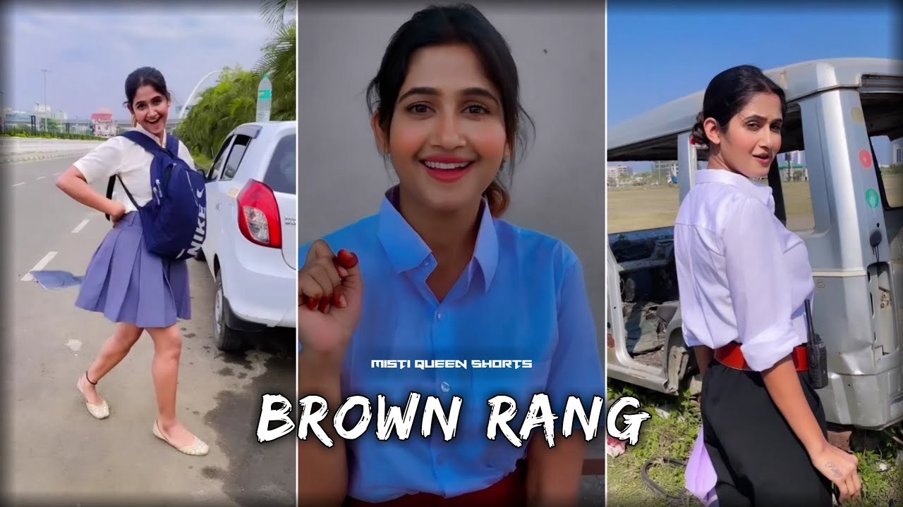Brown Rang 🔥 | Misti Singha Roy | Misti Queen | Misti Queen Shorts | Misti Roy | Reels. #shorts