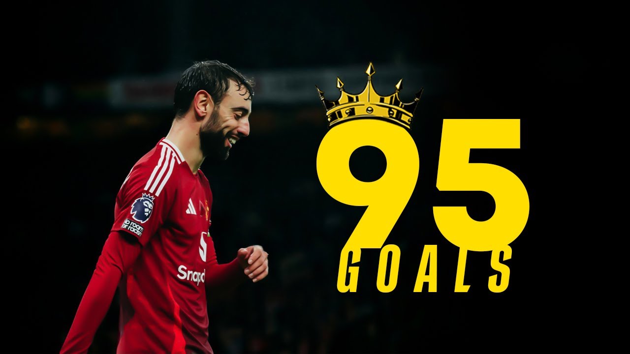 Bruno Fernandes All 95 Goals For Man United So Far With English Commentary