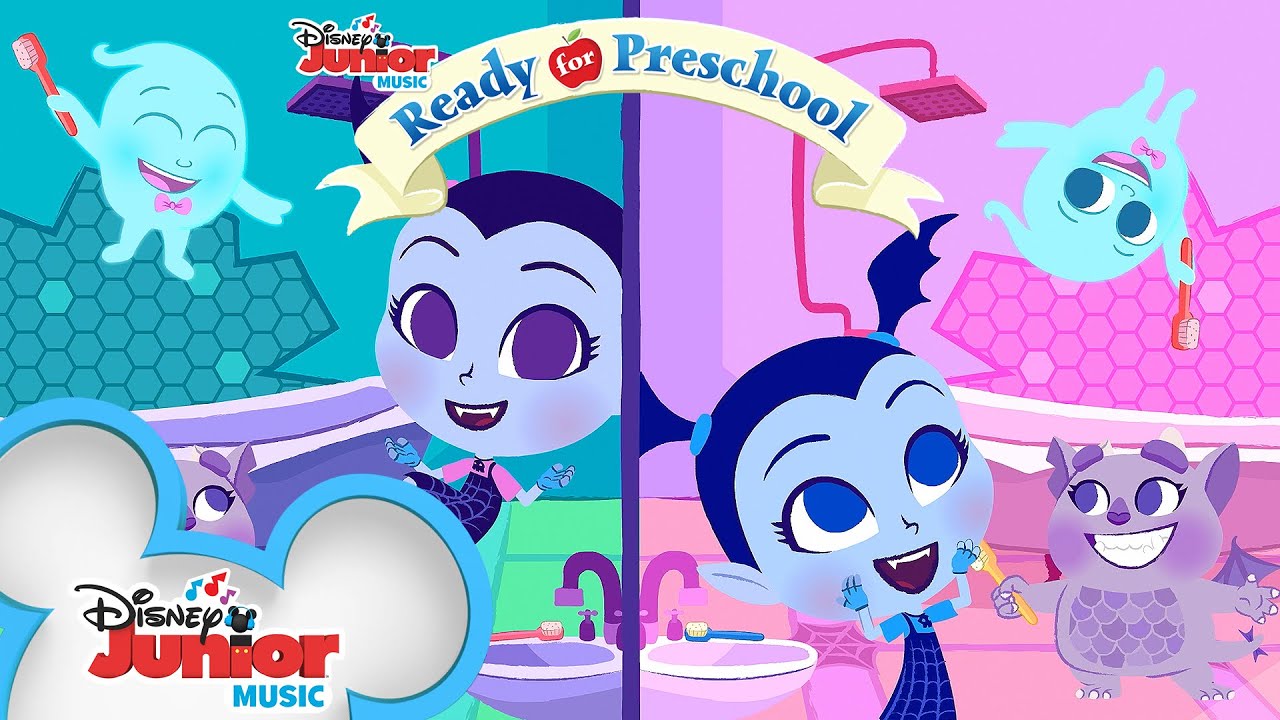 Brushing Teeth with Vampirina 🦷 | How To Brush Your Teeth | Ready for Preschool | Disney Junior