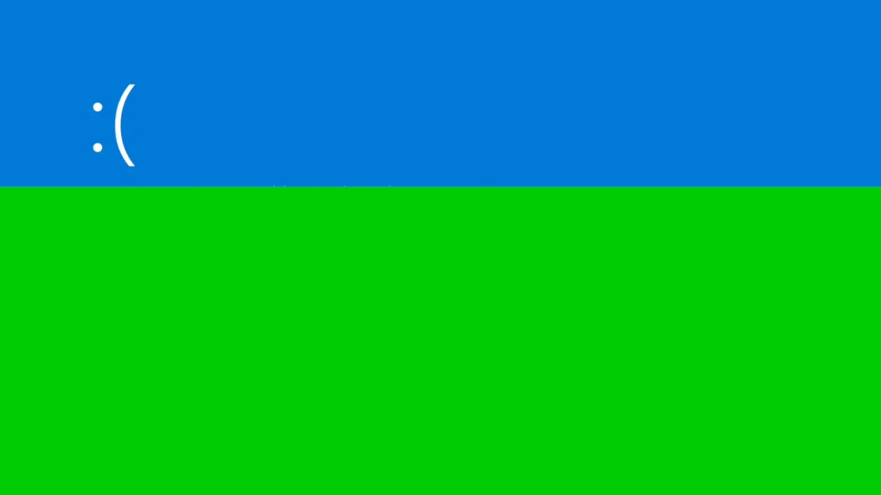 bsod green screen