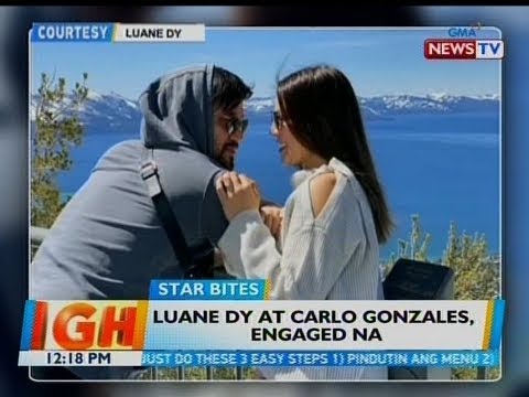 BT: Luane Dy at Carlo Gonzales, engaged na