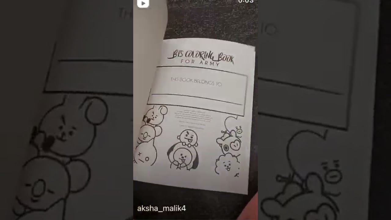 bts colouring book