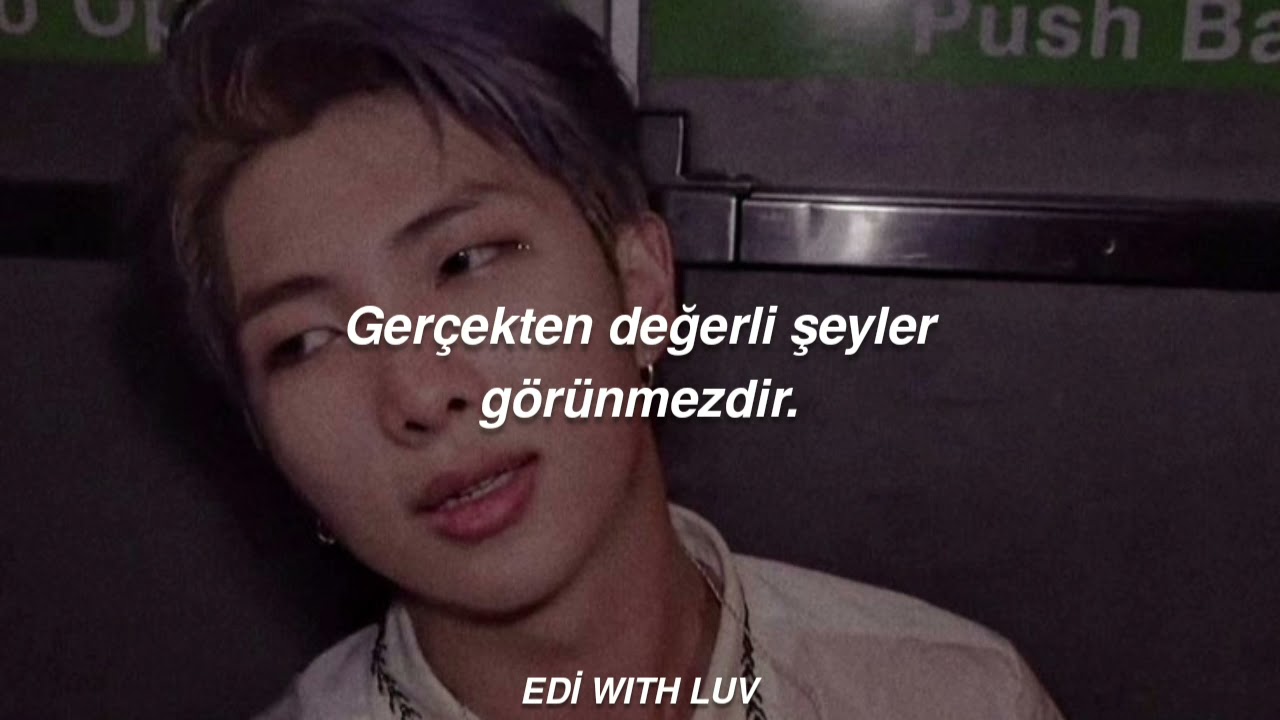BTS RM - Bicycle | Türkçe Çeviri