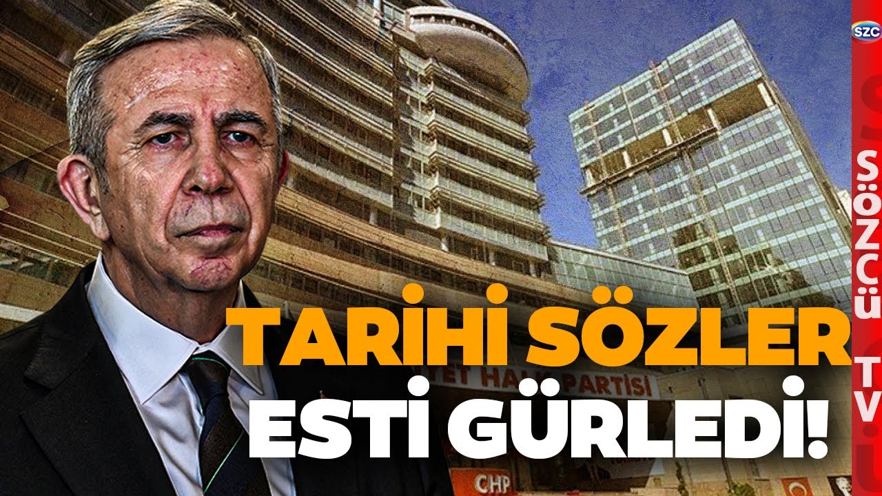 'BU KANLI KATİL CEZASINI ÇEKSİN!' Mansur Yavaş Esti Gürledi! CHP Genel Merkezinde Tarihi Sözler