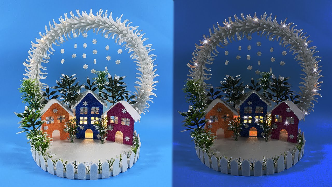 Budget-Friendly DIY Winter Decorating Idea - Christmas Crafts