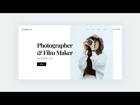 Build A Multipage Photography Portfolio Website Using React JS, Tailwind CSS And Framer Motion