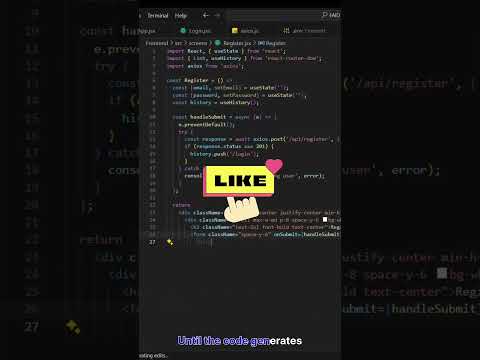 Build User Registration Form in React Under 30 Seconds