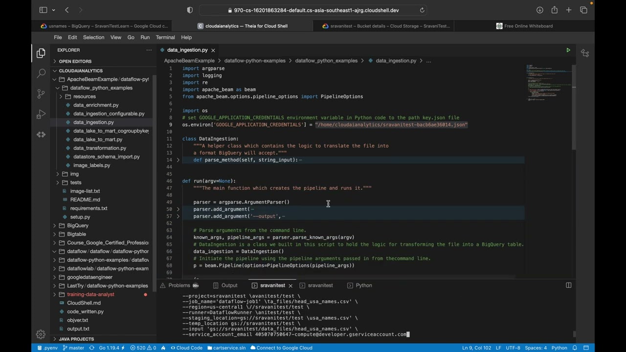Building ETL Pipelines Using Cloud Dataflow in GCP