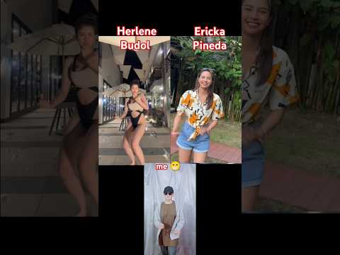 Bumble bee TikTok dance trend 2 - Herlene Budol vs. Ericka Pineda #ytfeedshorts #shorts