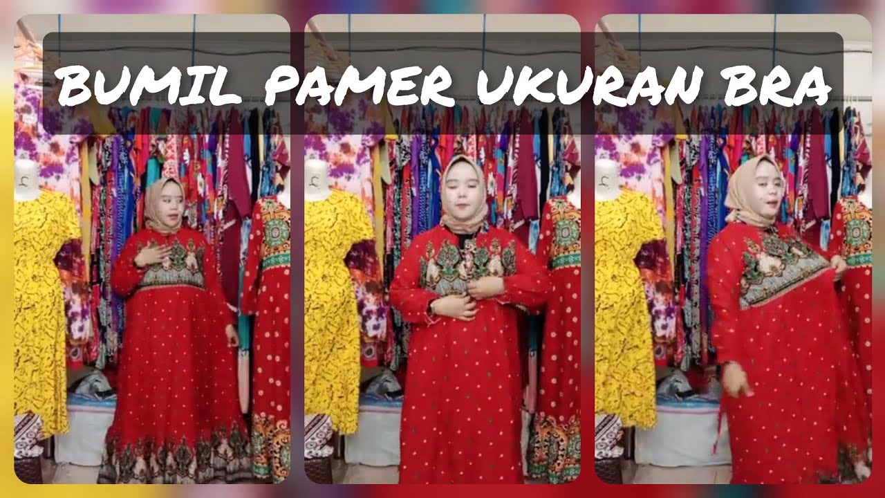 BUMIL CANTIK PAMER UKURAN TOGE DAN BODY SAAT LIVE BIGO FB
