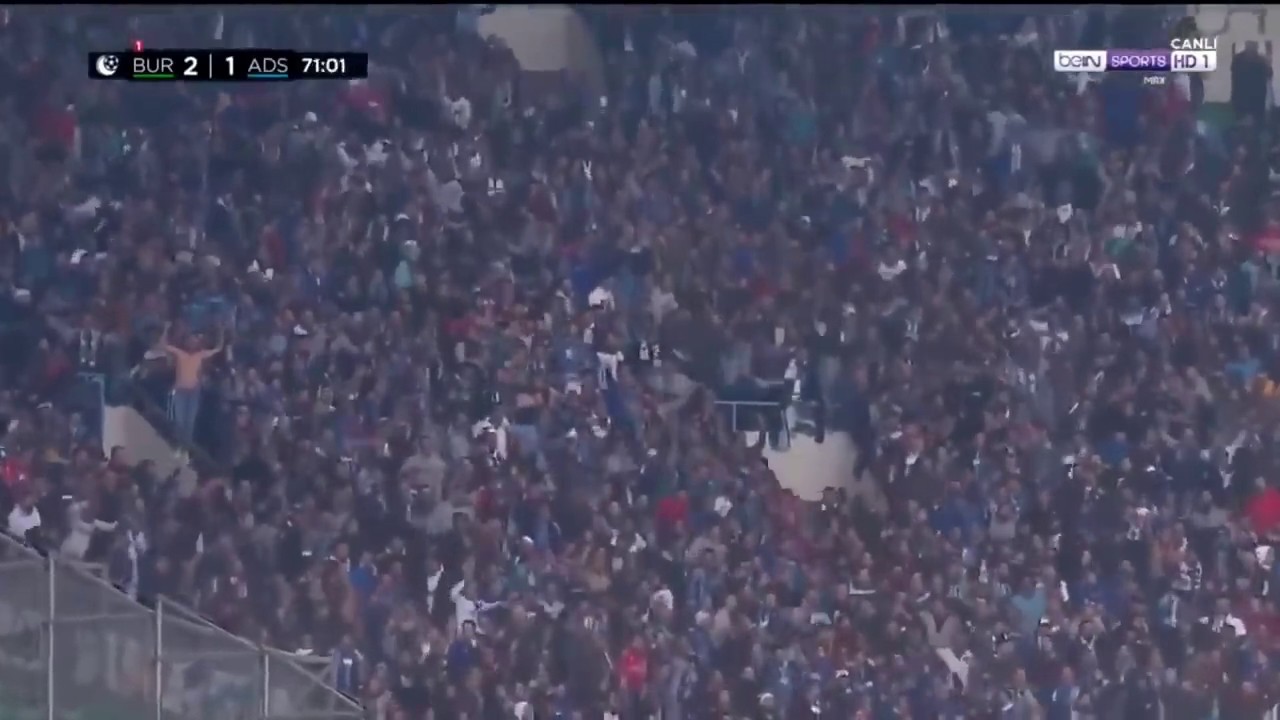 bursa taraftarını çaresiz bırakan Adana Demirspor taraftarı !