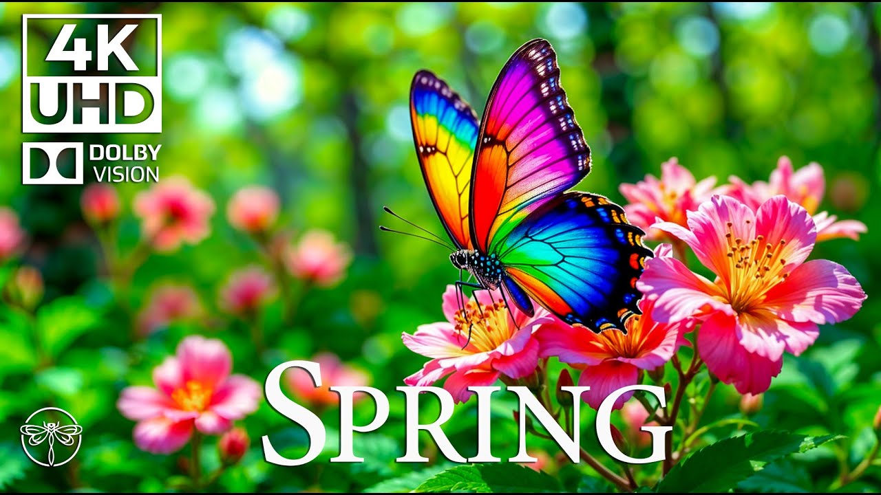 Butterfly Nature 4K 🐛🎵 | Relaxing Music & Healing Insect Film in Green Serenity