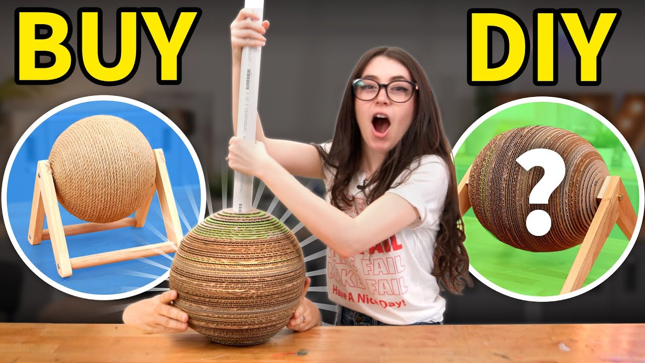 BUY vs DIY - Recreating This Viral “Cat Ball”