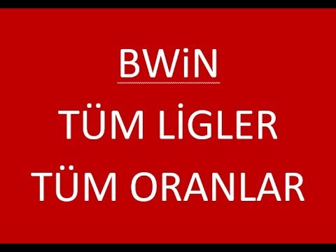 BWiN TÜM ORANLAR