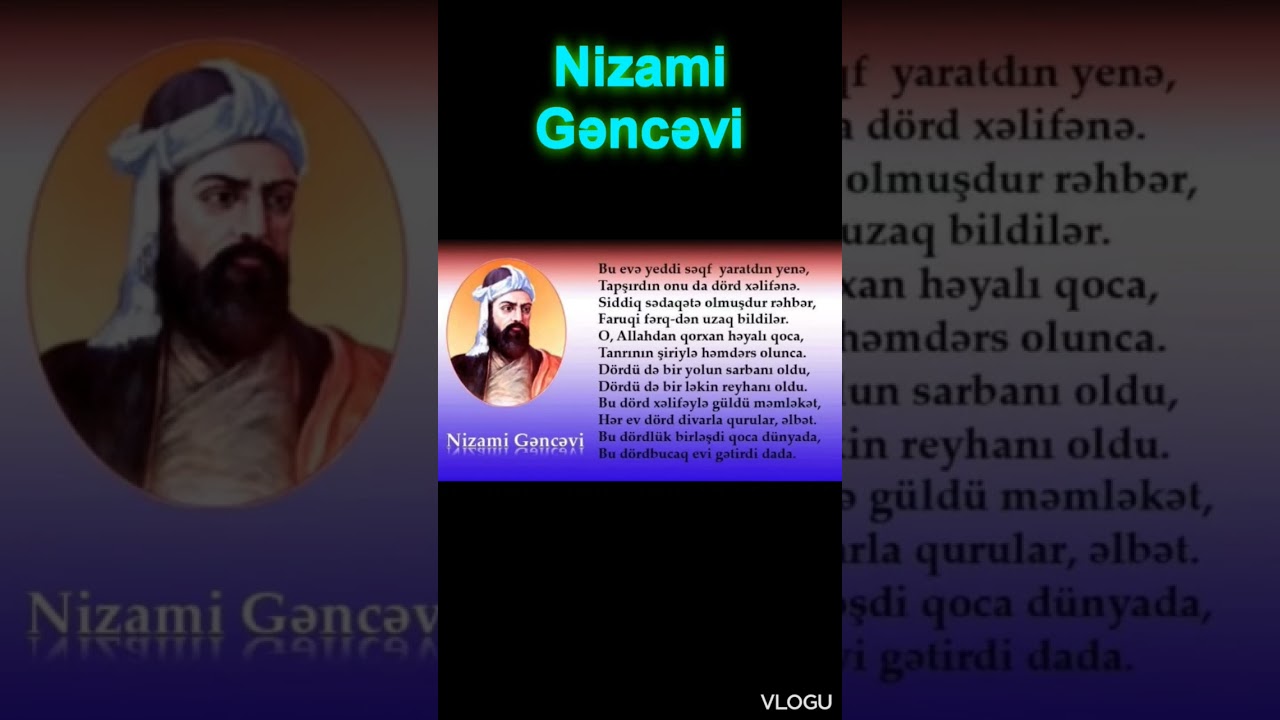 Böyük Ustad Nizami Gəncəvi Abunə Ol 👍