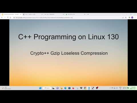 C++ Programming on Linux - Crypto++ Gzip Lossless Compression
