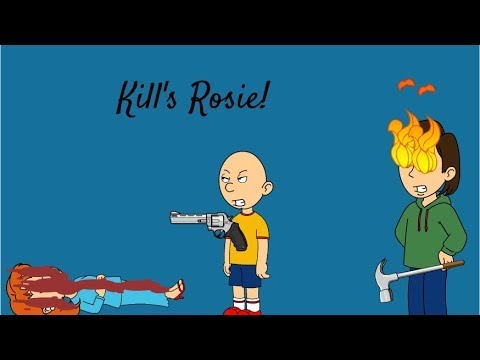 Caillou Attacks Rosie | Gets Grounded
