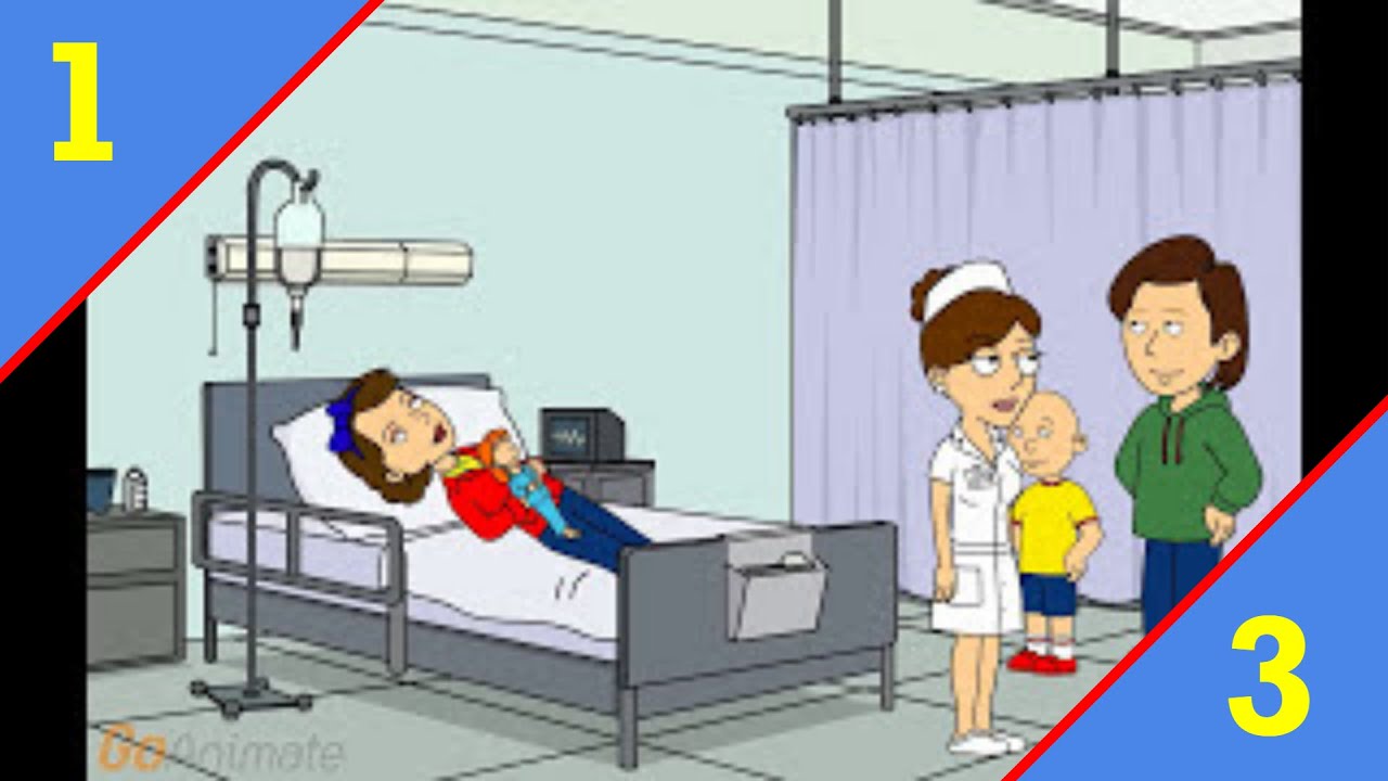 Caillou hurts Rosie/Grounded