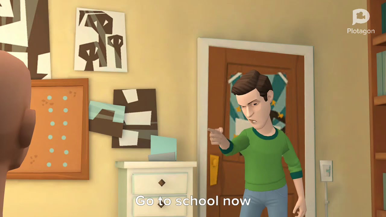 Caillou slaps Isaiah and gets grounded