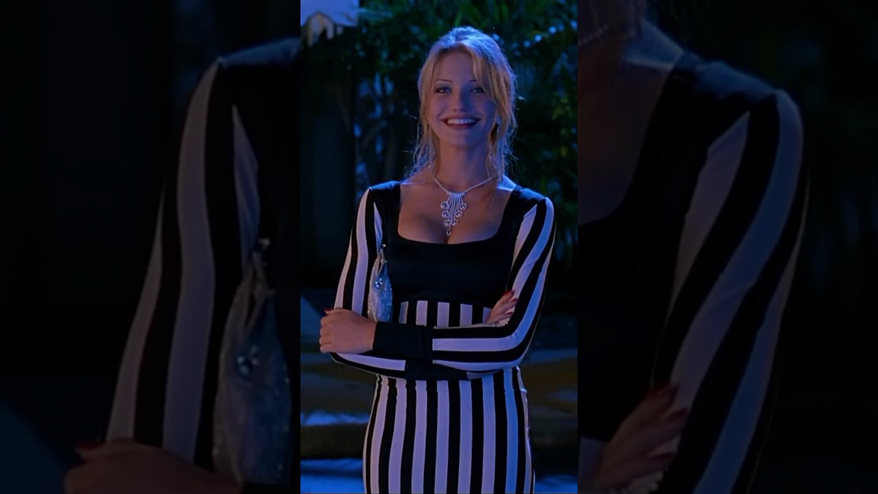 Cameron Diaz film debut in The Mask (1994) 😍 #camerondiaz #jimcarrey #90smovies