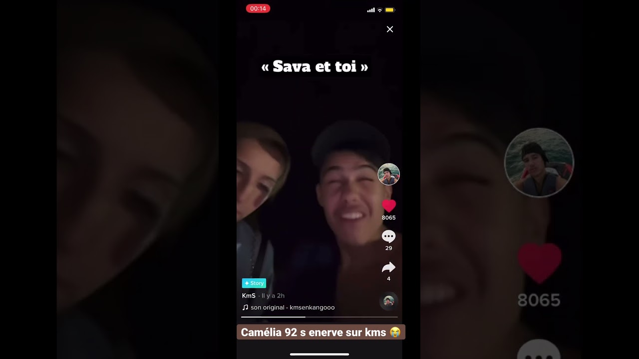 Camélia 92 s enerve sur kms 😭