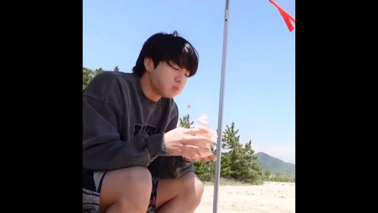 Camping with Jungkook 💜💜#bts #jhop #btsmember #armylover #viralvideo #ytshorts #shortvideo