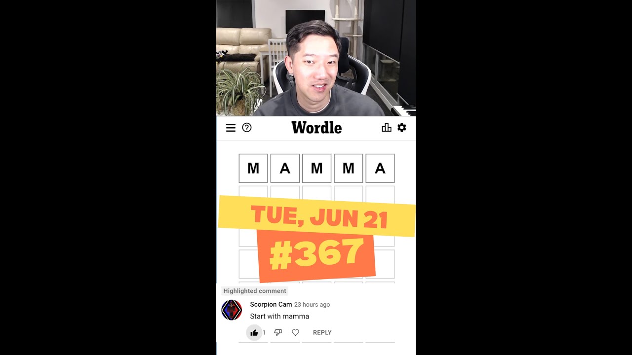 Can Mamma help my Wordle? #shorts
