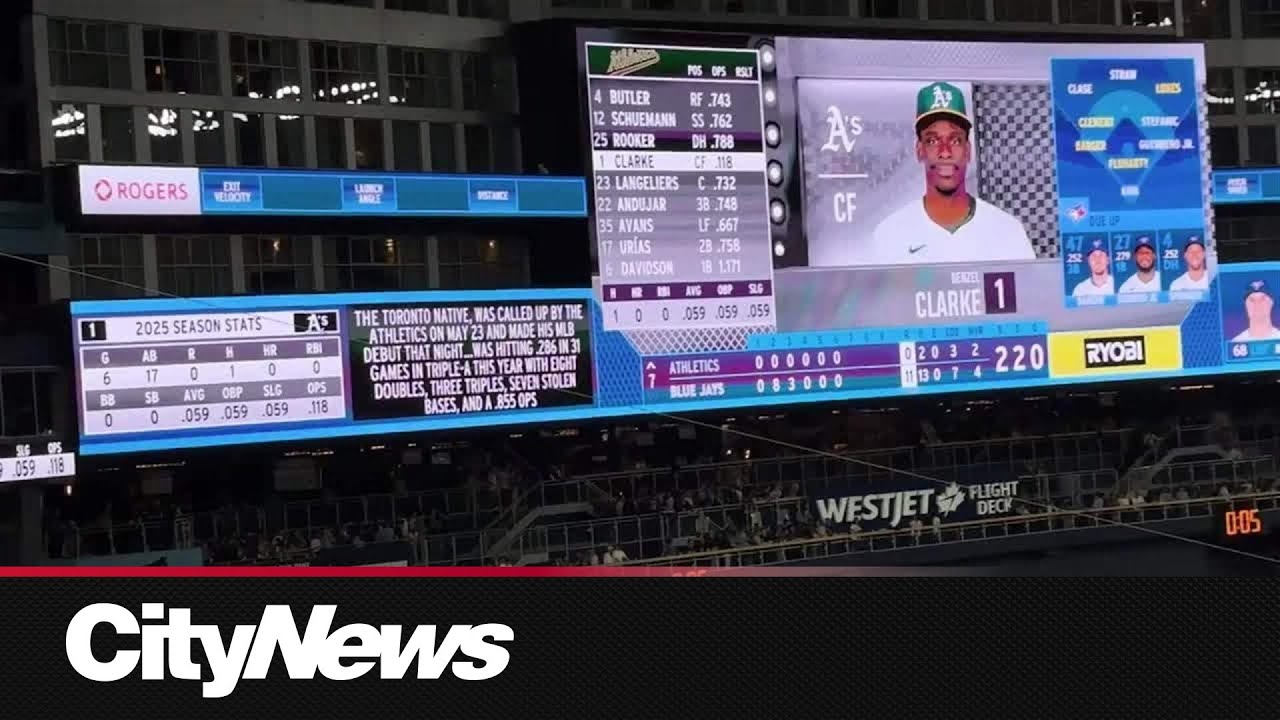 Canadian Denzel Clarke lives out childhood dream at Rogers Centre