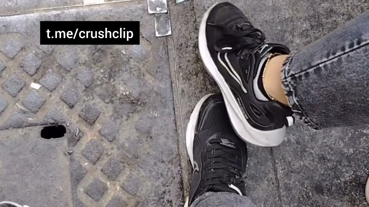 candid girls unknown trample my feet in street new part (preview)