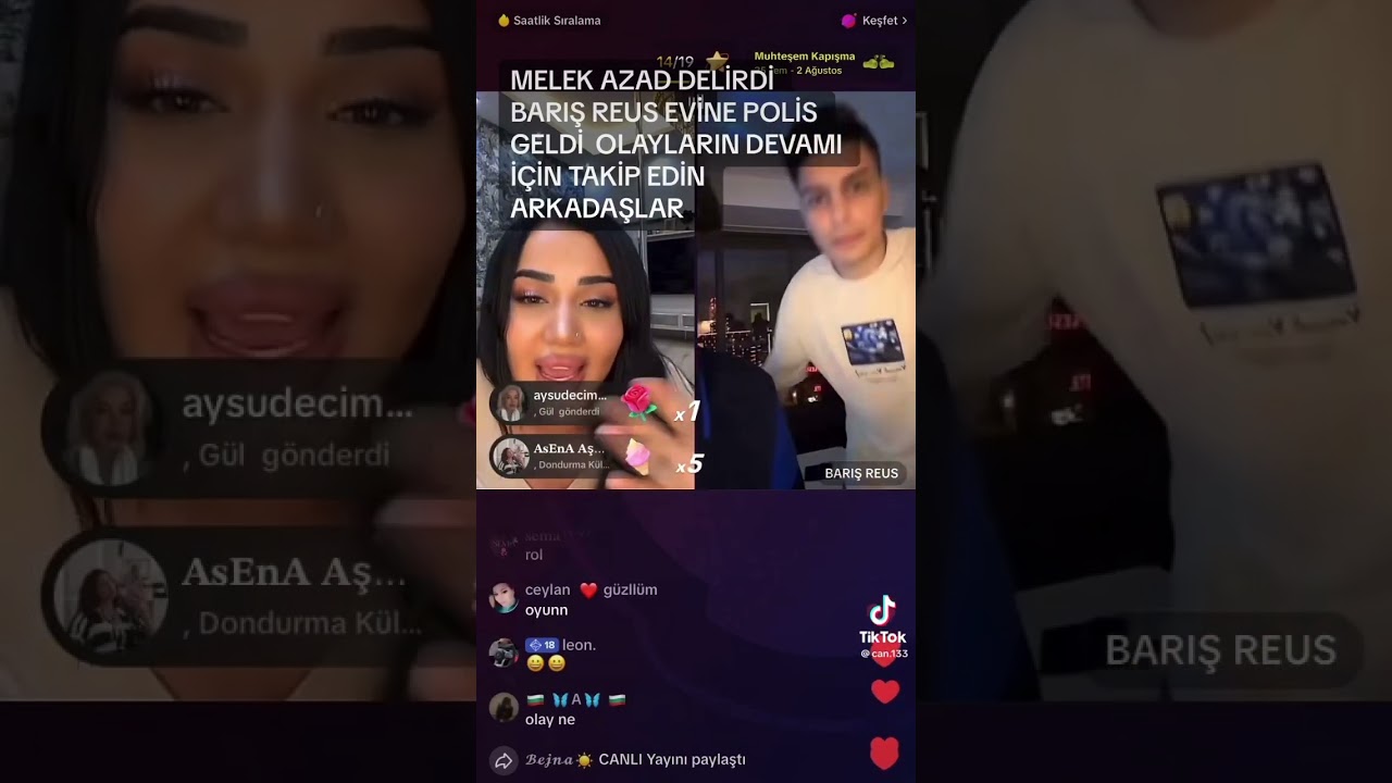 Canlı yayında Barış reus evine polis geliyor