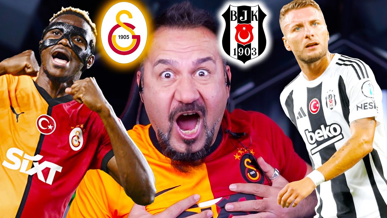 CANLI TÜRKÇE SPİKERLİ GALATASARAY-BEŞİKTAŞ DERBİSİ