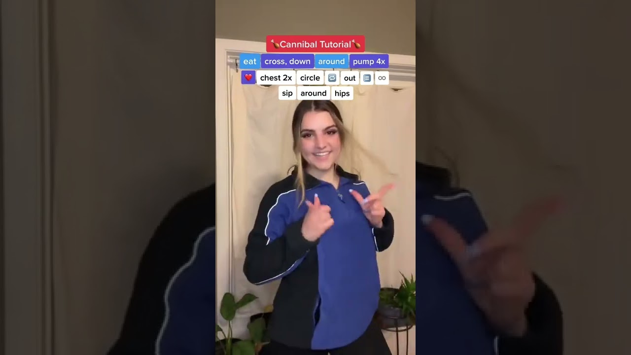Cannibal Dance Tutorial 🍗 Viral TikTok Dance