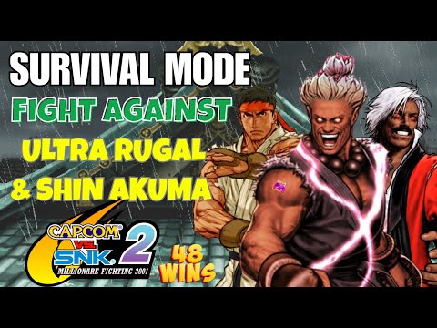 Capcom Fighting Collection 2 - (capcom vs snk 2) How to play with Ultra Rugal and Shin Akuma