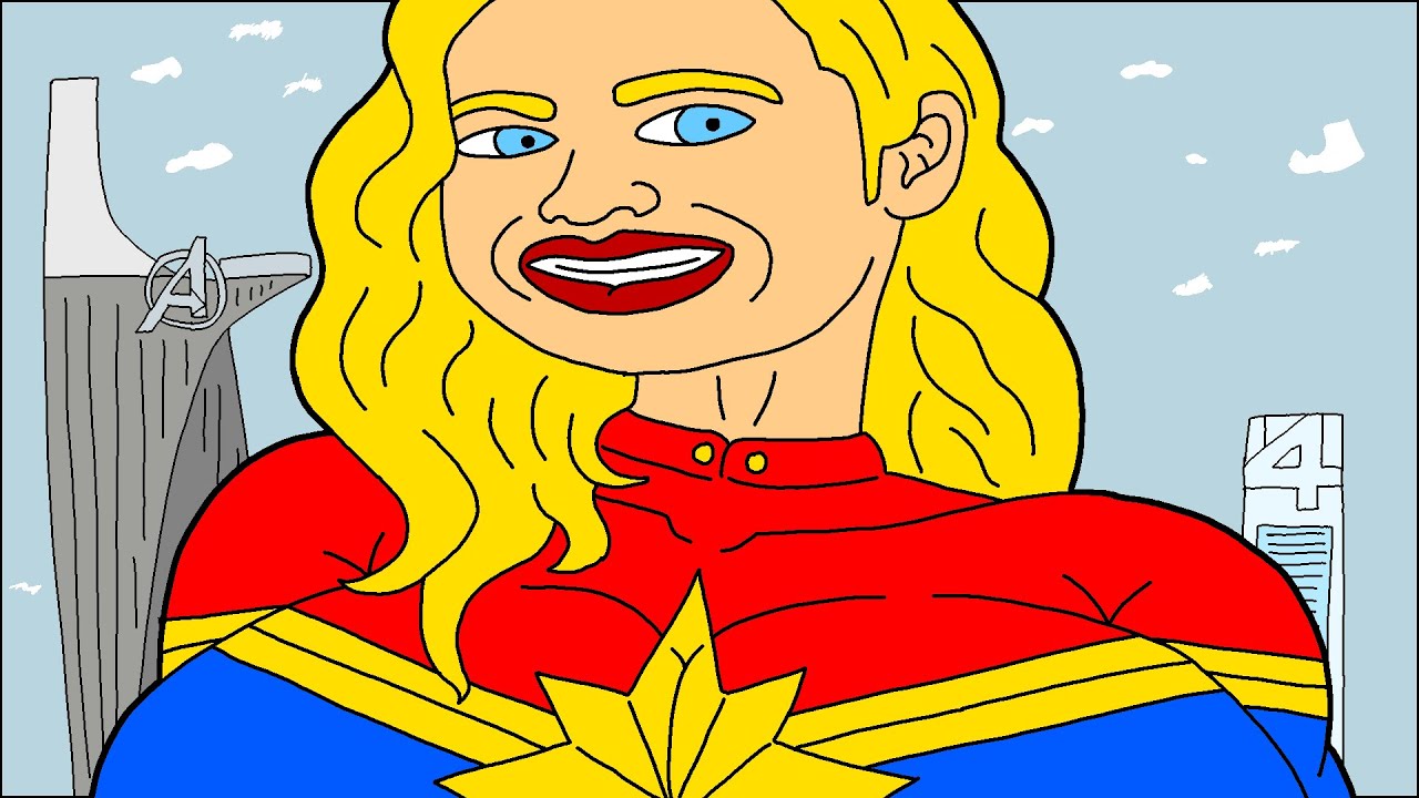 CAPTAIN MARVEL AVENGERS MOMMY MUSCLE GROWTH UNAWARE POV CITY
