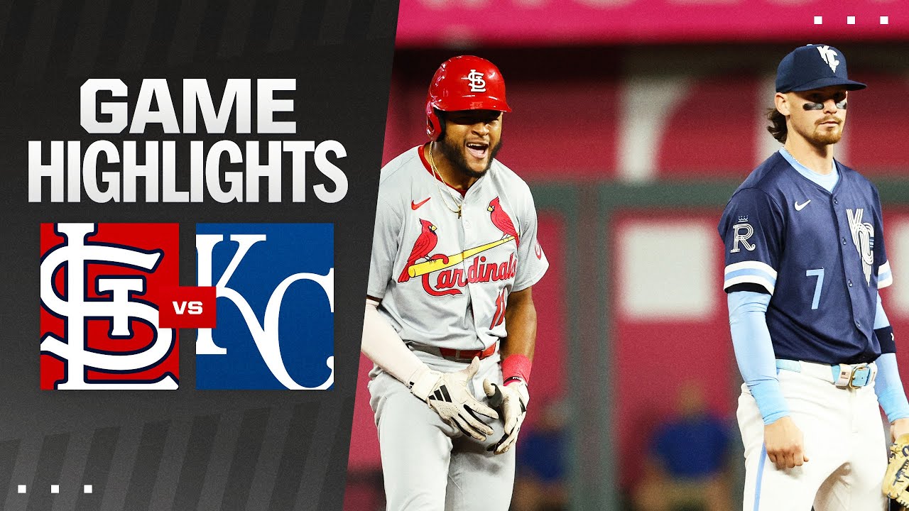 Cardinals vs. Royals Game Highlights (8/9/24) | MLB Highlights