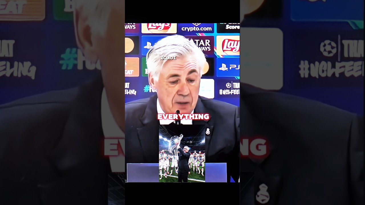 Carlo Ancelotti leave Madrid 🥲 #shorts #carloancelotti #realmadrid #football #ucl