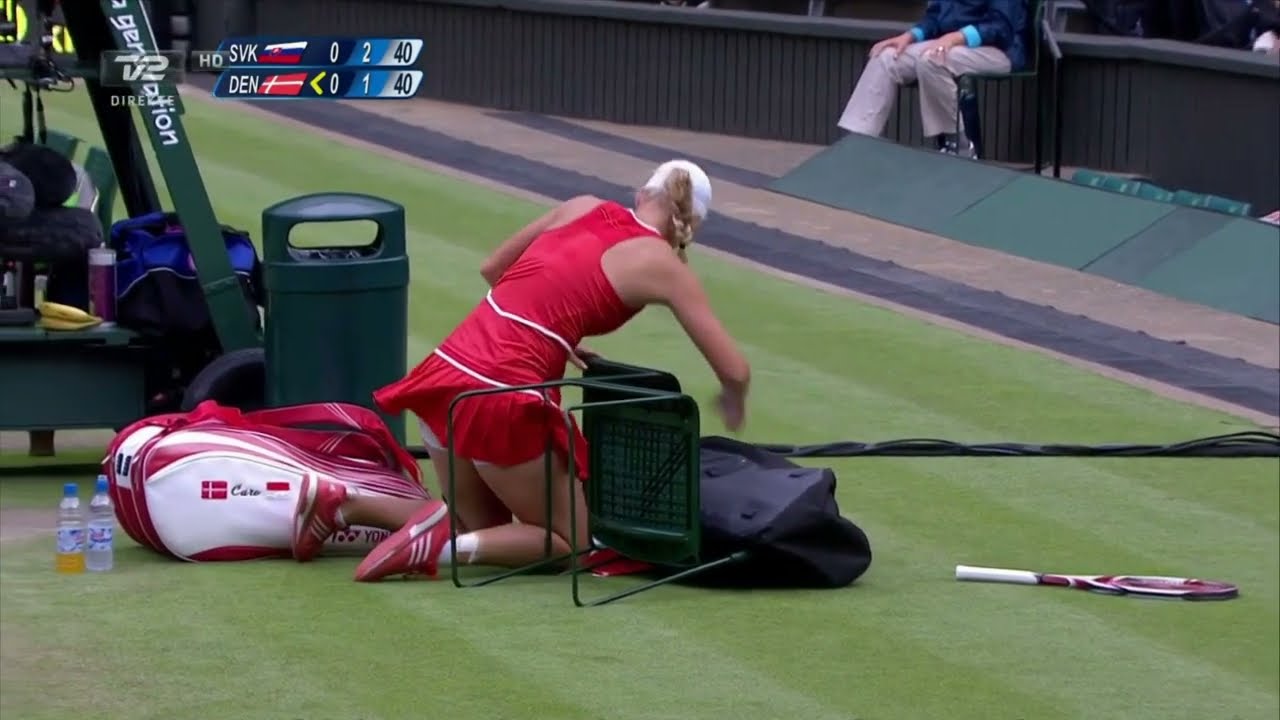 Caroline Wozniacki upskirt - Tennis Olympia 2012