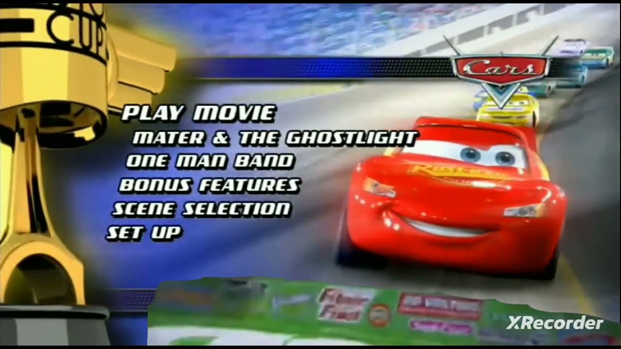 Cars 1 DVD Menu But Chick Hicks Is Here In This Scene