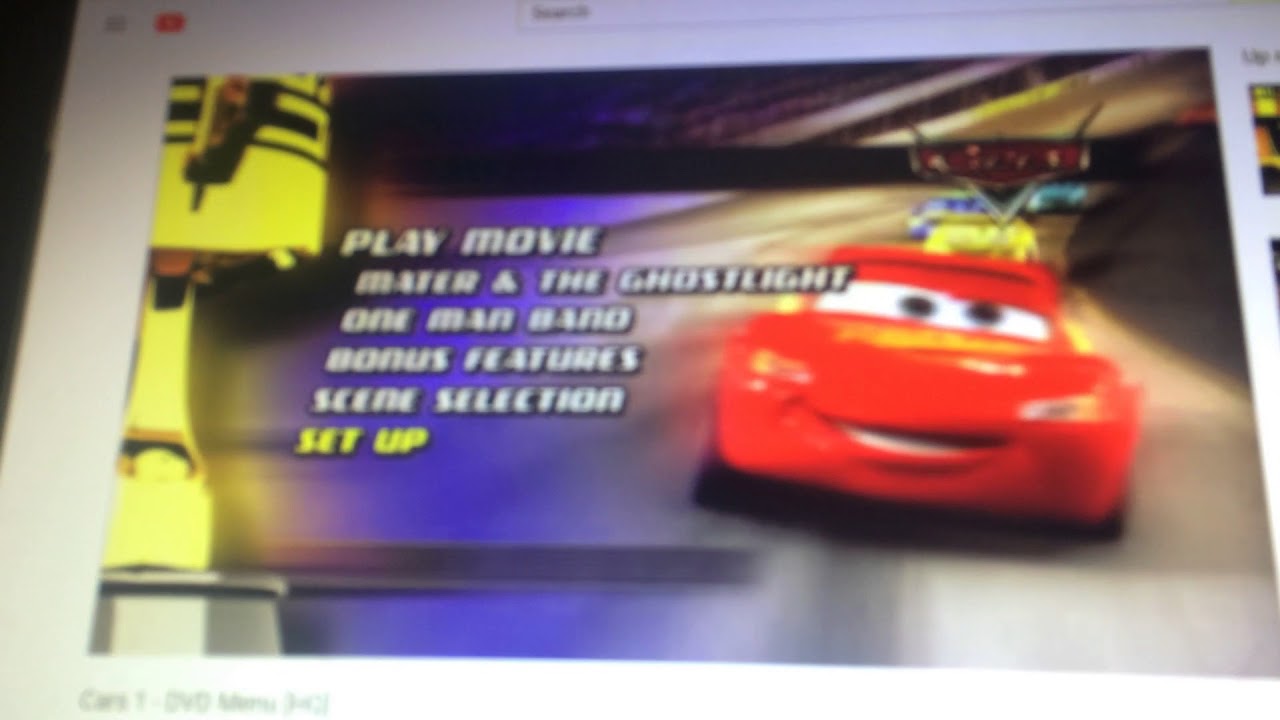 Cars 1 DVD menu [HQ]