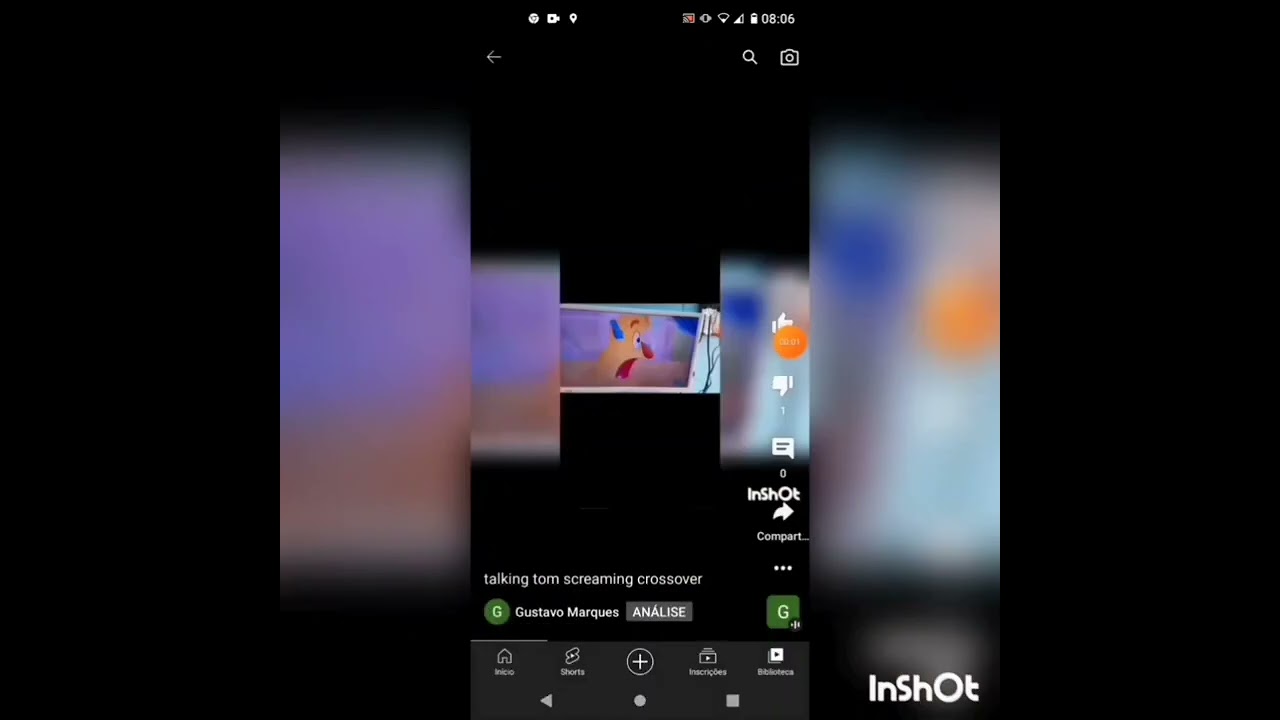 Cartoon screaming crossover