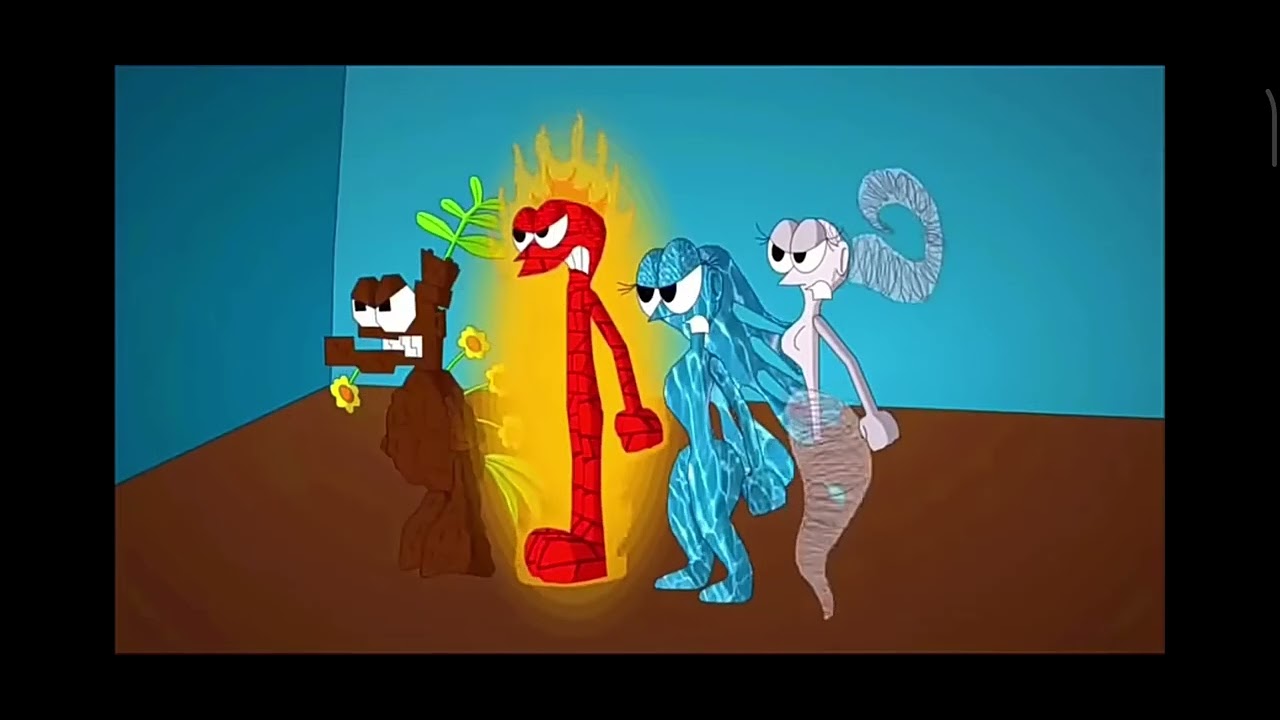 cartoonmania: meet Norman the security system, earth, fire, water and air