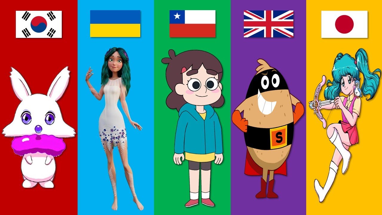 Cartoons From Different Countries | Pt.78