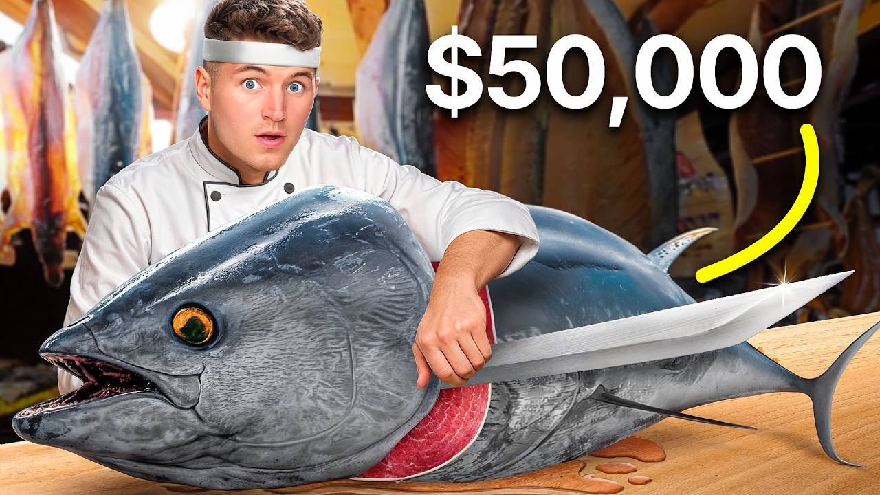 Carving A Whole Bluefin Tuna