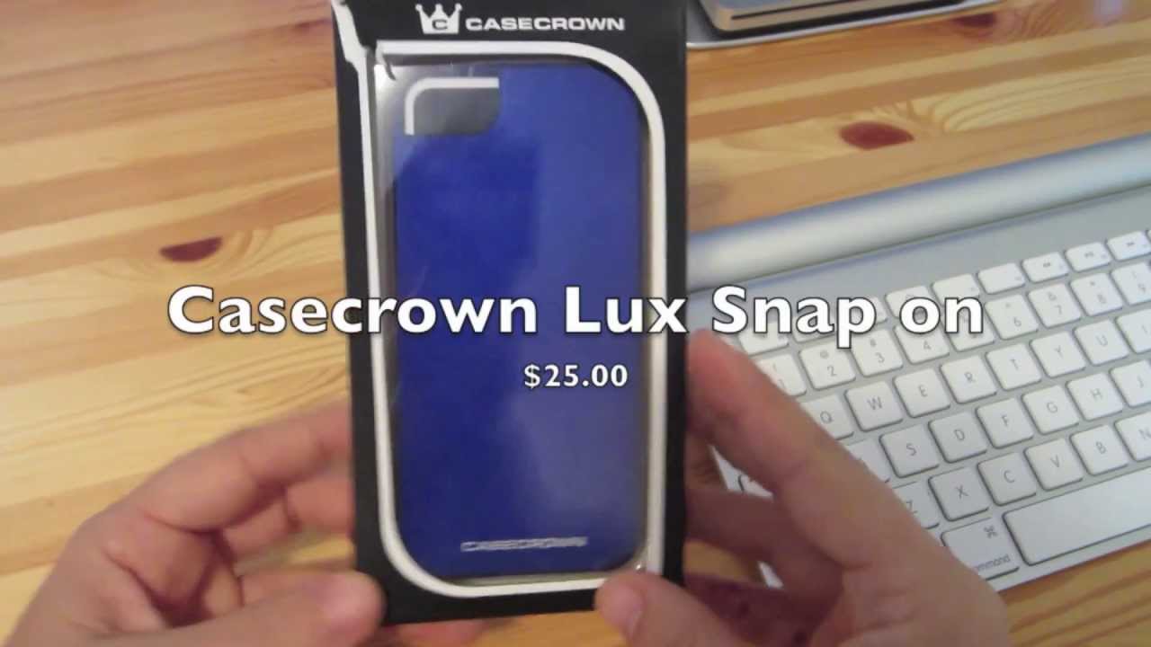 Casecrown Lux Snap on for iPhone 5/5S