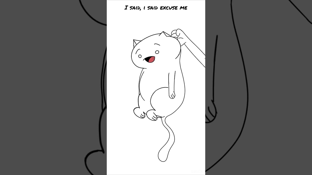 Cats can fart too #shorts  #animation  #memes  #art  #pets  #cartoon  #cat