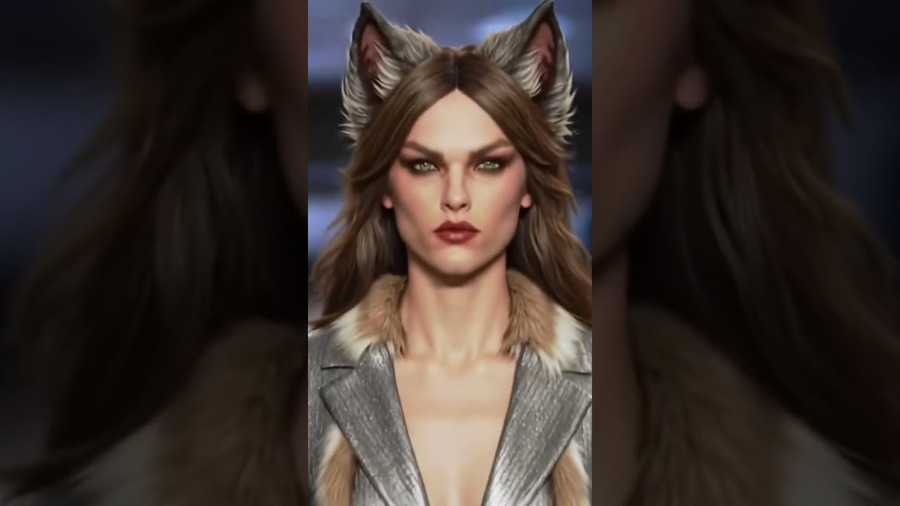 Catwalk Lycan, Werewolf Fashion Model